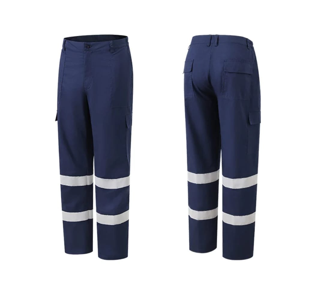 Pantalon cargo marine réfléchissant — Haute visibilité