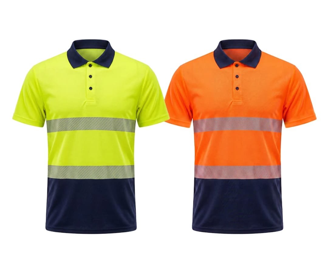 Polo HV jaune ou orange — Haute visibilité