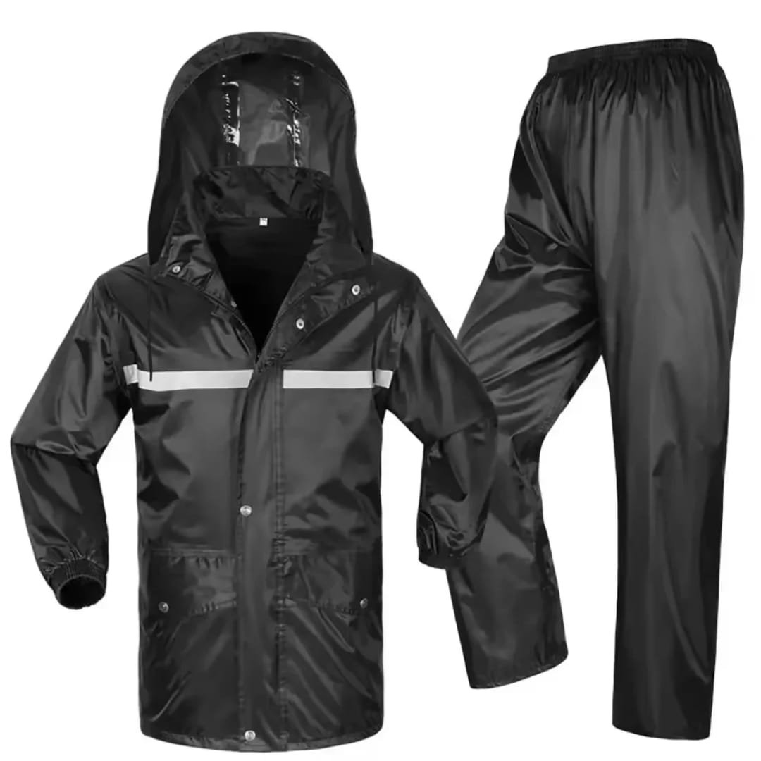 Ensemble de pluie noir